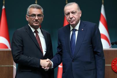 Cumhurbaşkanı Erdoğan'dan KKTC Cumhurbaşkanı Erhürman'a 'geçmiş olsun' telefonu