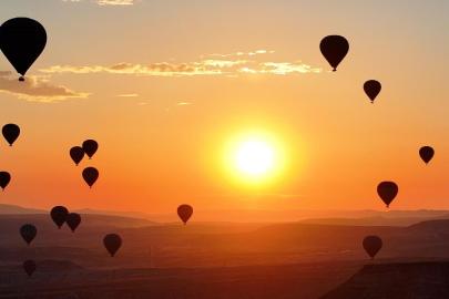 Kapadokya, eşsiz gün batımı manzarasıyla dünyada ilk sırada