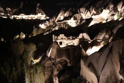 Kapadokya'nın tarihi mirası artık geceleri de keşfedilebilecek