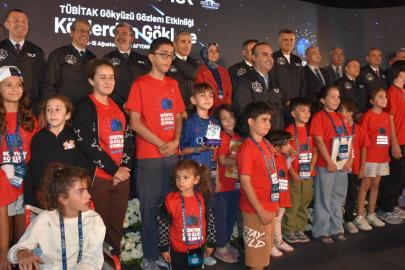 TÜBİTAK Gökyüzü Gözlem Etkinliği Afyonkarahisar'da başladı
